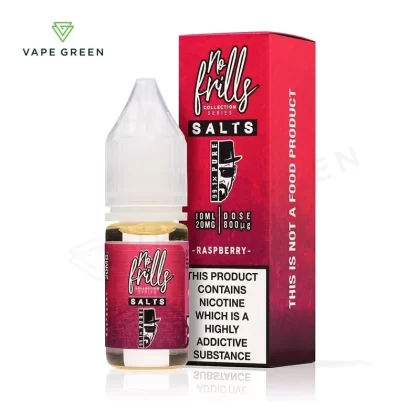 Raspberry Nic Salt E-Liquid by No Frills 99.1% Pure