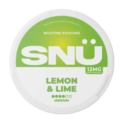 Lemon & Lime Nicotine Pouches by SNU (20pk) - 12mg