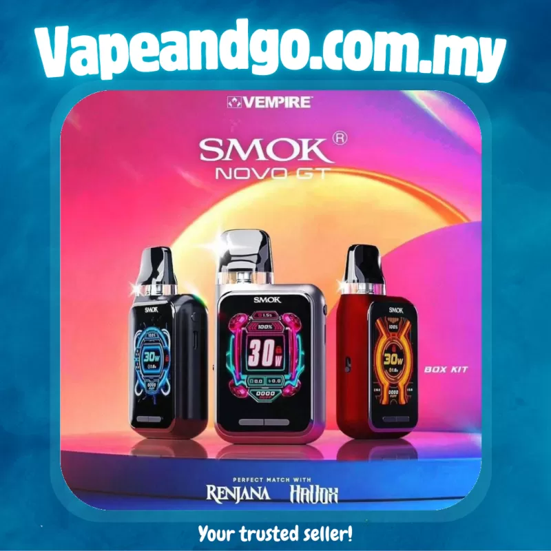 SMOK NOVO GT Box Kit & Cartridge - Vapeandgo Com My