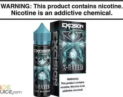 X-RATED BY ALT ZERO & EXCISION 60ML - Vapejuice