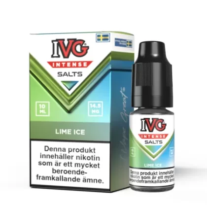 IVG Intense Salts – Lime Ice 14,5mg 10ml - E Ciggbutiken Se