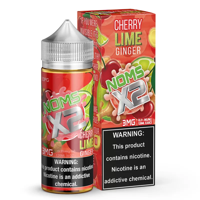 NOMS X2 by NOMENON Cherry Lime Ginger 120ML E-Liquid - 3MG