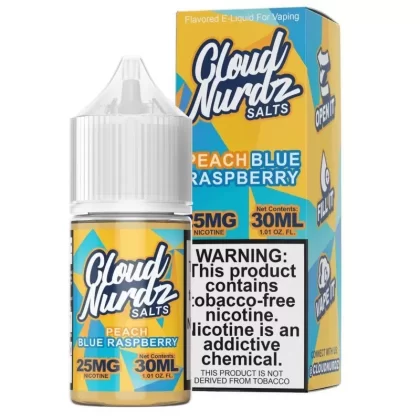 Peach Blue Raspberry by Cloud Nurdz TFN Salts 30mL - 50MG