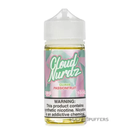 Cloud Nurdz – Guava Passionfruit 100mL - Nicotine Strength#0mg>3mg>6mg