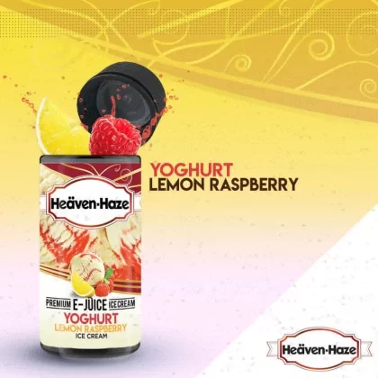 Yoghurt Lemon Raspberry by Heaven Haze 100ml