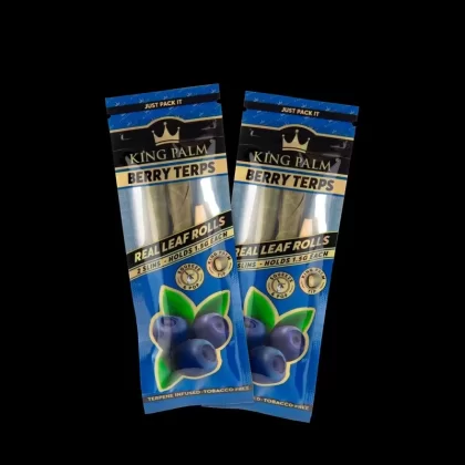 King Palm Berry Terps Slim Flavor Pre Rolled Cones – 2 Pack - Ejuicewarehouse