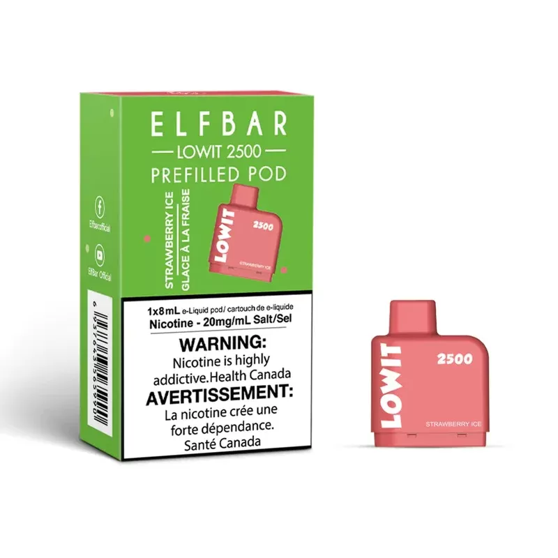 ELF BAR LOWIT 2500 – STRAWBERRY ICE