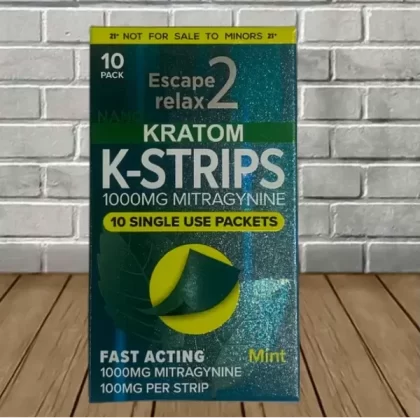 Escape 2 Relax Kratom K-Strips 1000mg