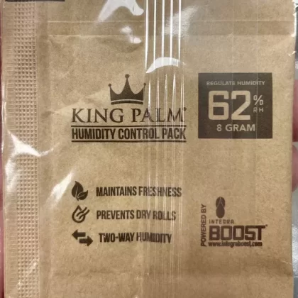 King Palm Humidity Control Pack – 62% 8g - Vape Store