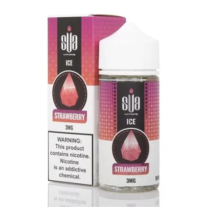 STRAWBERRY ICE 100ML E liquids - By SUA VAPORS - 6 mg / 100 ml