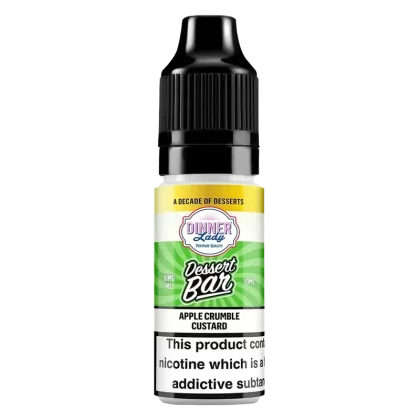 Dinner Lady Dessert Bar Salts Apple Crumble Custard Nic Salt - Strength#10mg>20mg