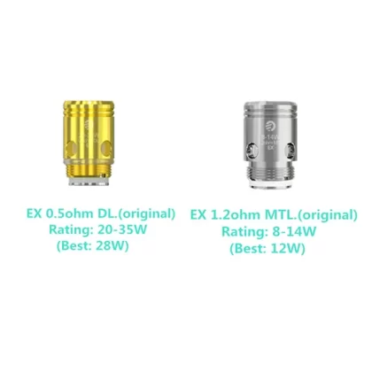 Joyetech EXCEED D22-D19 Tank Replacement Coil Heads 5PCS-PACK - 1.2ohm