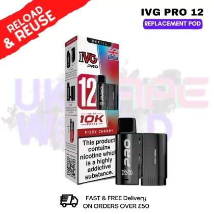 Fizzy Cherry IVG Pro 12 REFIL Pod Pack