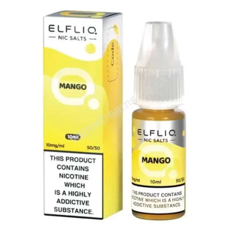 ELFBAR ELFLIQ Mango Nic Salt E-Liquid - Vapestreams Co