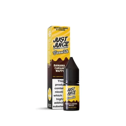 Just Juice Desserts Banana & Caramel Waffle 10ml Nic Salt E-Liquid - 5mg