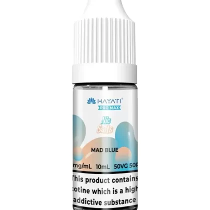 Hayati Pro Max Mad Blue Nic Salt Vape Juice - 10mg