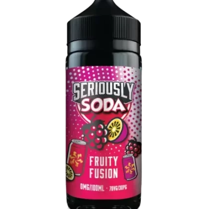 FRUITY FUSION E-LIQUID BY SERIOUSLY SODA / DOOZY VAPE CO 100ML 70VG