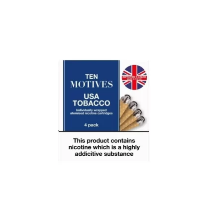 USA Tobacco Replacement Cartridges by 10 Motives (4 Pack) - 20mg