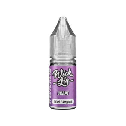 Wick Liq Bar Salt Grape Nic Salt E-Liquid - Nicotine Strength#20mg>10mg>5mg