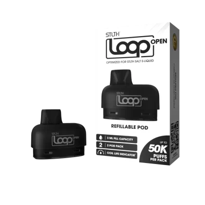 STLTH LOOP OPEN POD 2 Pack 3ML - Black - Device (wholeseller) (SK)