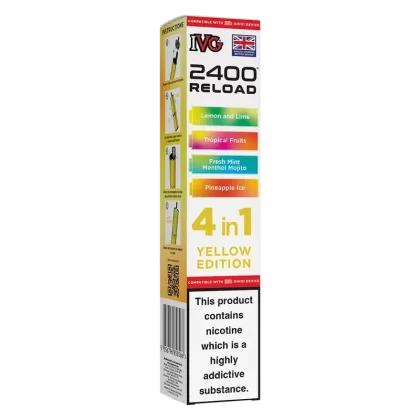 IVG 2400 Reload 4in1 Yellow Edition Prefilled Pods