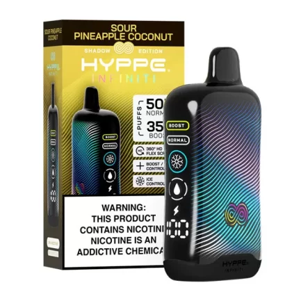 Sour Pineapple Coconut HYPPE INFINITI 50K - Huffvape