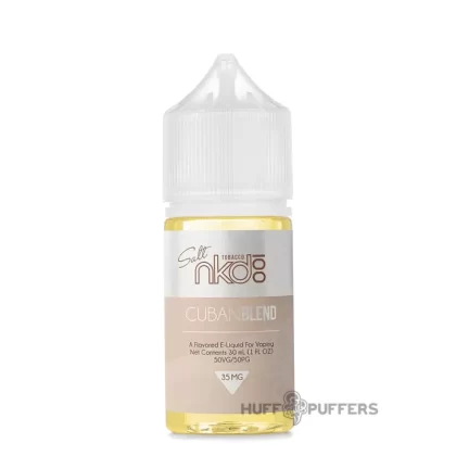 NKD 100 Salt Tobacco – Cuban Blend 30mL - Vape Product, Vape Product