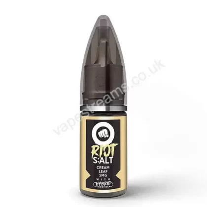 Cream Leaf Hybrid Nicotine Salt E-Liquid by Riot S:alt - Vapestreams Co