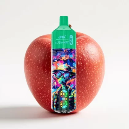 JNR Alien Max 18000 Puffs Manzana Helada, 28ml, 5% Nicotina, Tipo-C - Fumotvapemexico