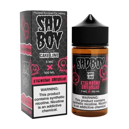 SADBOY E-Liquid - Strawberry Cheesecake 100ML - Cake Line Series