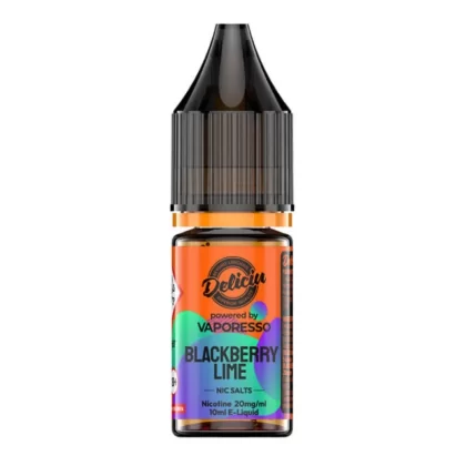 Blackberry Lime Nic Salt E-Liquid by Deliciu (10ml) - 10mg