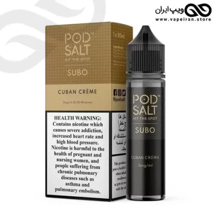 PodSalt Cuban Creme - (High VG); Vape Product, Vape Product; Vape Product