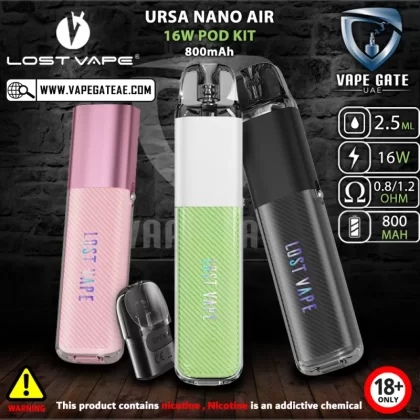 LOST VAPE - URSA NANO AIR 16W POD KIT 800mAh - Pale Blue