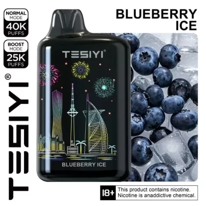 Tesiyi Ultra Max Rechargeable Disposable Vape (40,000 Puffs) - Strawberry Mango / 50 mg