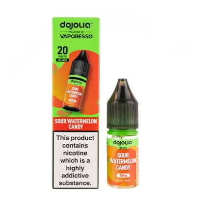Sour Watermelon Candy Dojoliq Nic Salt E-Liquid by Vaporesso - 20mg