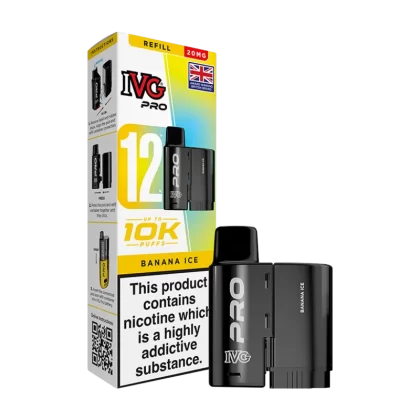 Banana Ice IVG Pro 12 Refill Pack - 20mg