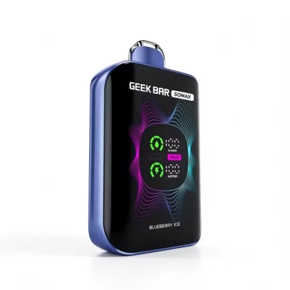 GEEK BAR Somax 80K – 80,000 Puffs, Doble Tanque, 820mAh - Arándano Ice, Menta Fresca; Vape Product