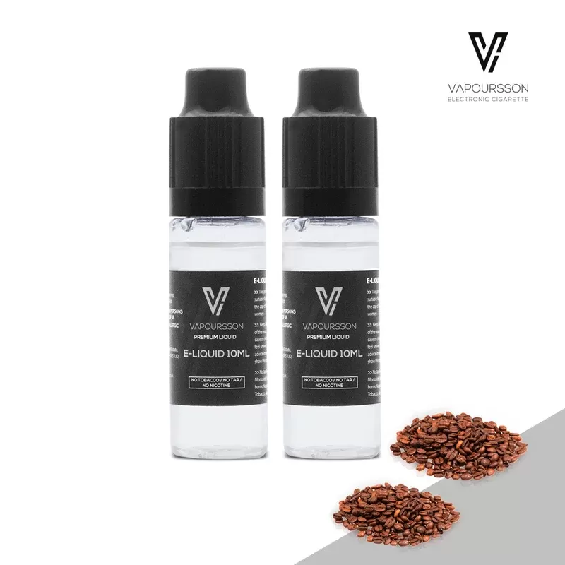 Vapoursson e-Liquid – Coffee 0mg 10ml Bottle x 2 Pack | Cigee