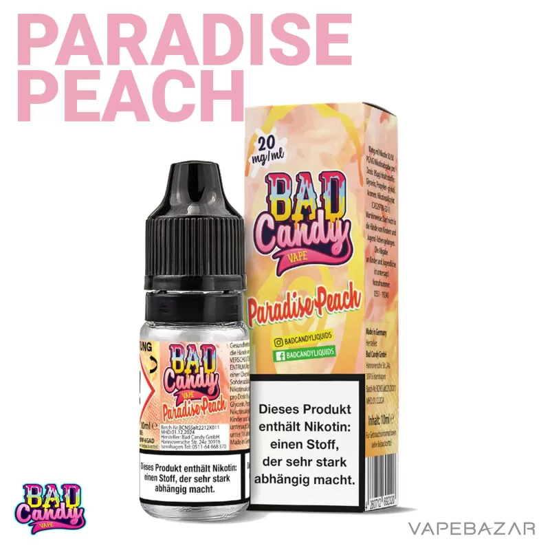 Bad Candy Liquid – Paradise Peach - Vapebazar - Image 3
