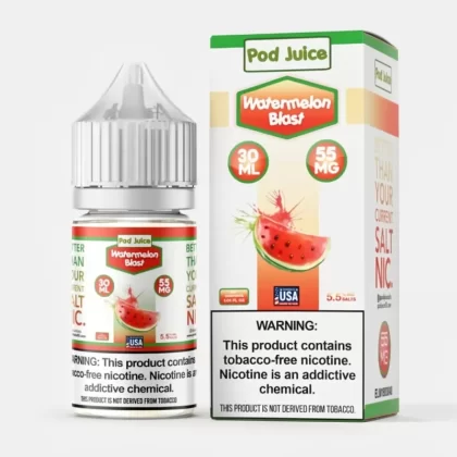 Watermelon Blast SALT – Pod Juice – 30mL|Made in USA|Nic Salt - Uwinvapeaustralia