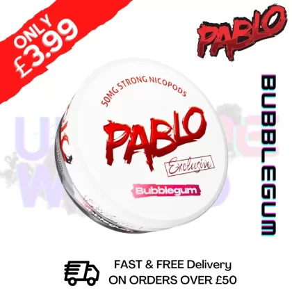 Bubblegum Pablo Nicotine Pouches Nic Pouch (50mg)
