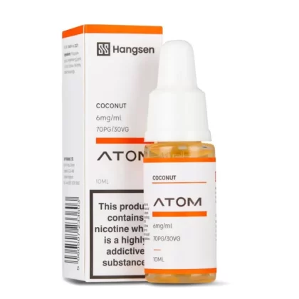 Coconut E-Liquid Atom Series by Hangsen (10ml) - 18mg