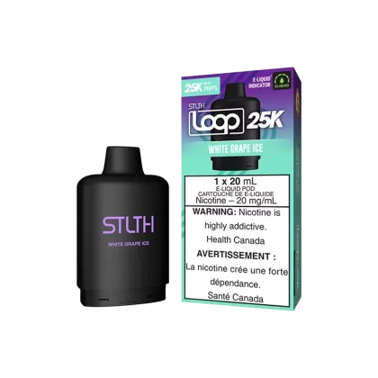 White Grape Ice LOOP 25K Pod – STLTH