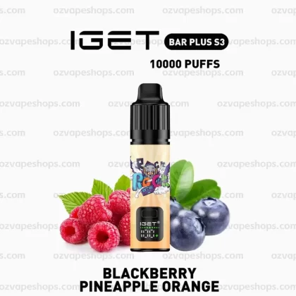 IGET Bar Plus S3 Kit – Blackberry Pineapple Orange - Ozvapeone (3ABCCE)