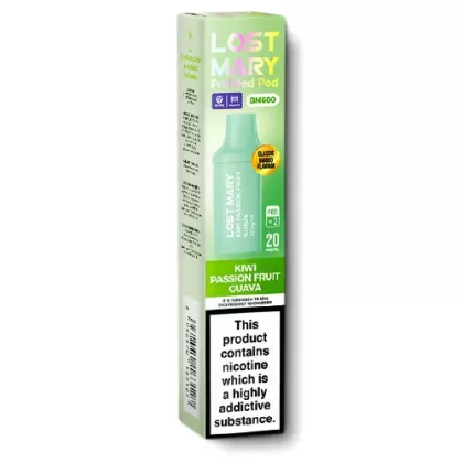 Kiwi Passion Fruit Guava BM600 Pods by Lost Mary - Ecigarettedirect Co