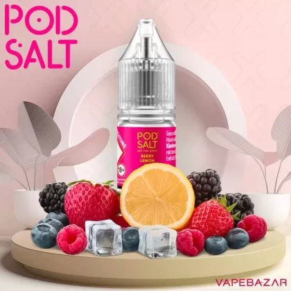 Pod Salt X Nikotinsalz Liquid – Berry Lemon Ice - Vapebazar