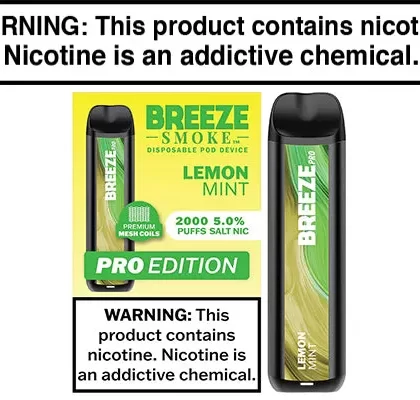 BREEZE SMOKE PRO DISPOSABLE VAPE – 2000 PUFFS - Vapejuice