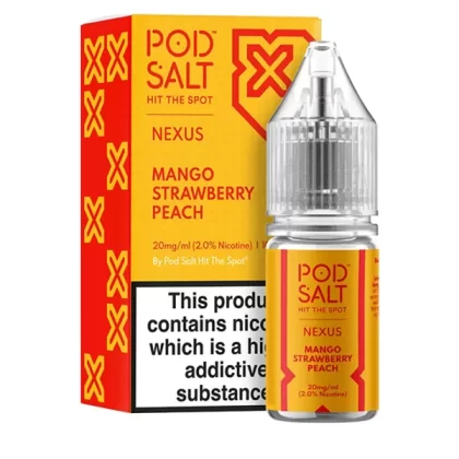 Mango Strawberry Peach Nexus Pod Salt Nic Salt E-liquid