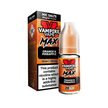 Orange & Pineapple Nic Salt E-Liquid by Vampire Vape Max - 20 mg - High Strength