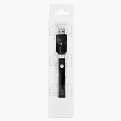 G2 | Adjustable Voltage 510 Thread Vape Battery with Compatible USB Charger | 400mAh – Black – 1 Count